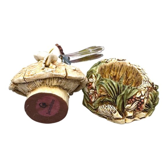 Isle Of Gramarye Jacinthine Faerie Figurine Trinket Jewelry Box Harmony Kingdom - Picture 13 of 13